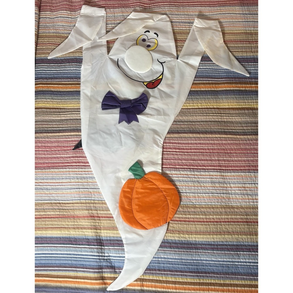 Halloween Ghost Nylon Outdoor Flag Yard Indoor Wall Decor Puffy